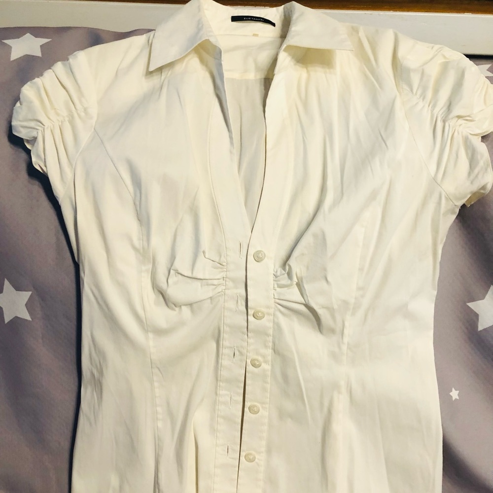 White Blouse with buttons 🤍🤍